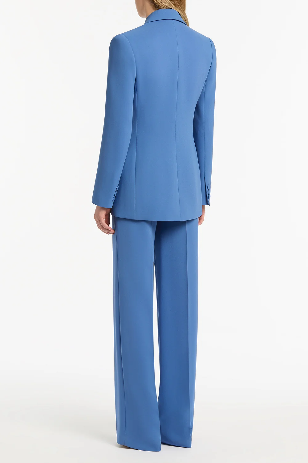 ATLAS CREPE DOUBLE BREASTED RELAXED BLAZER - Image 3