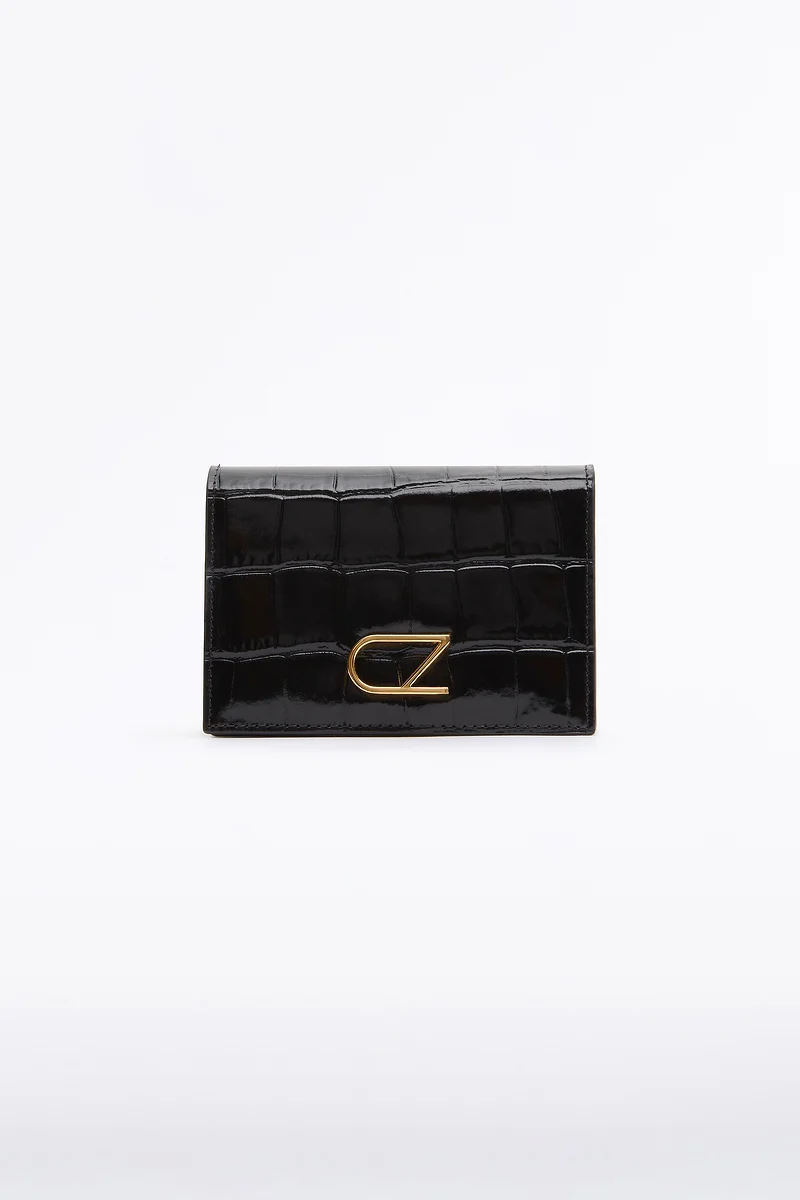 BLACK CROC CZ CARD CASE