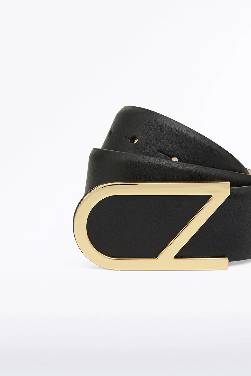 BLACK CZ LOGO CLASSIC WIDE BELT - Image 5
