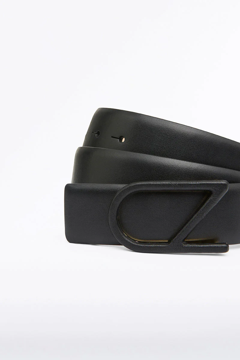 BLACK CZ LOGO COVERED BELT - Image 5