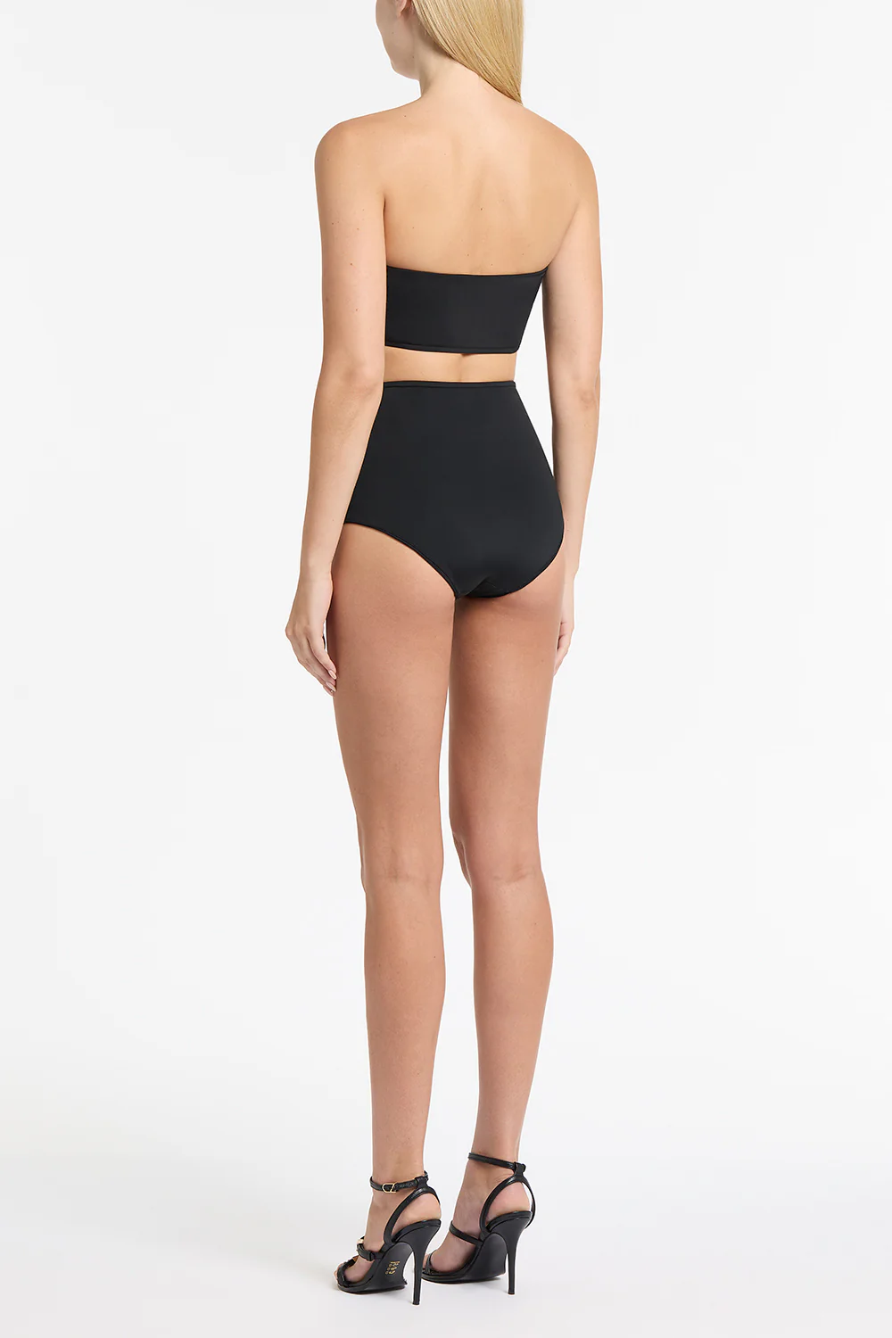 BLACK INTIMA JERSEY WAISTED FULL BRIEF - Image 2