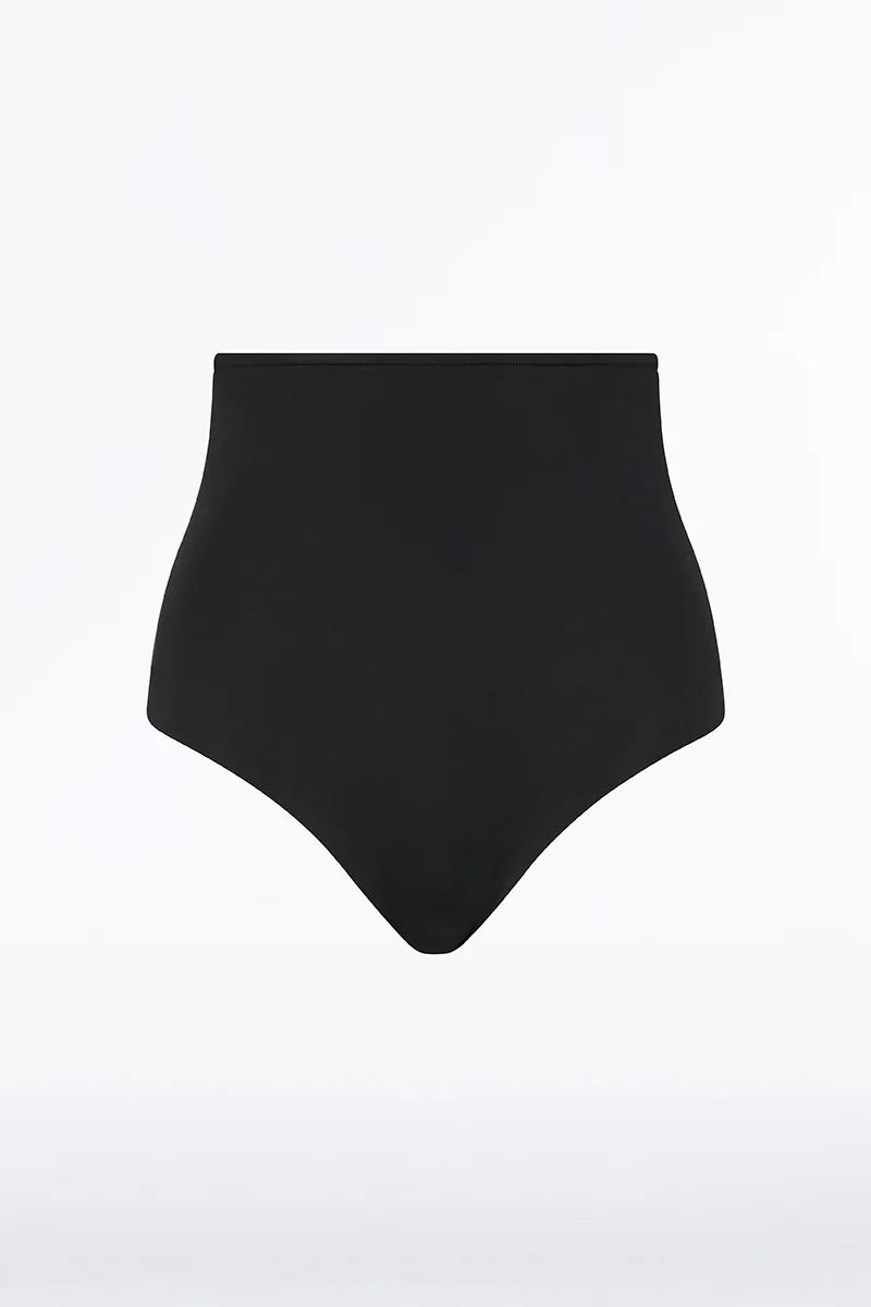 BLACK INTIMA JERSEY WAISTED FULL BRIEF - Image 5