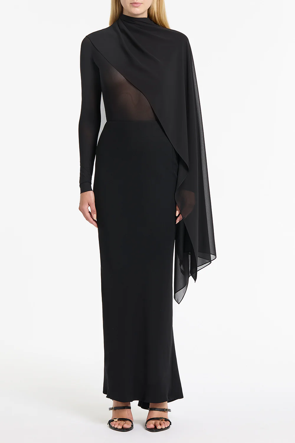 BLACK OMBRA MESH BODYSUIT - Image 4