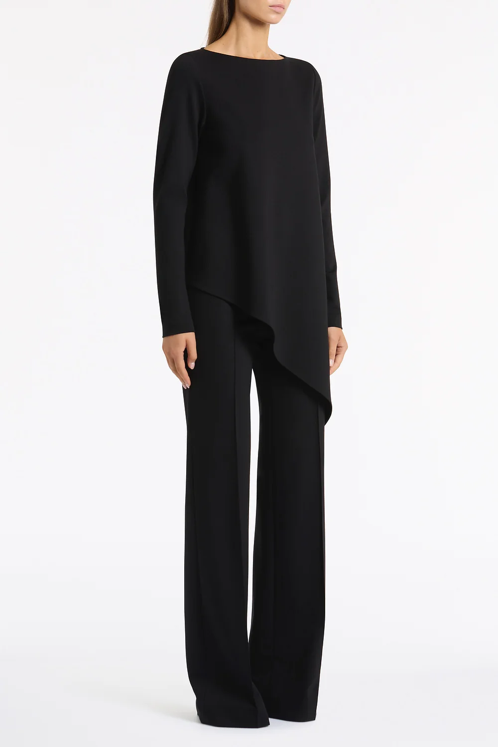 BLACK PONTE ASYMMETRIC TOP - Image 2