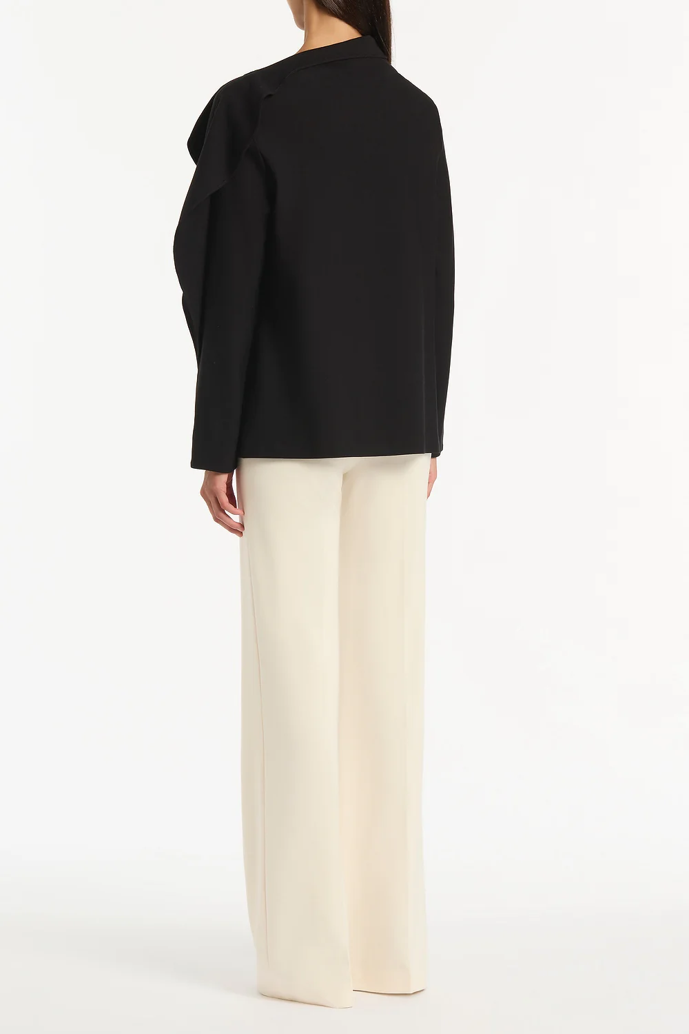 BLACK PONTE SHOULDER DETAIL TOP - Image 2