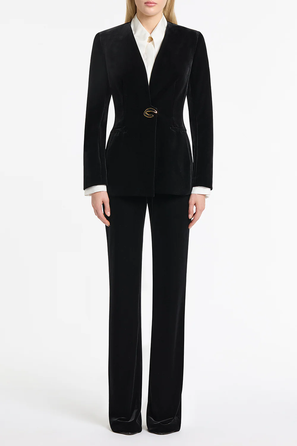 BLACK VELVET PANT - Image 4
