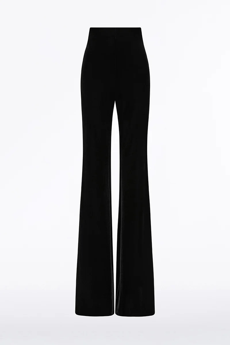 BLACK VELVET PANT - Image 5