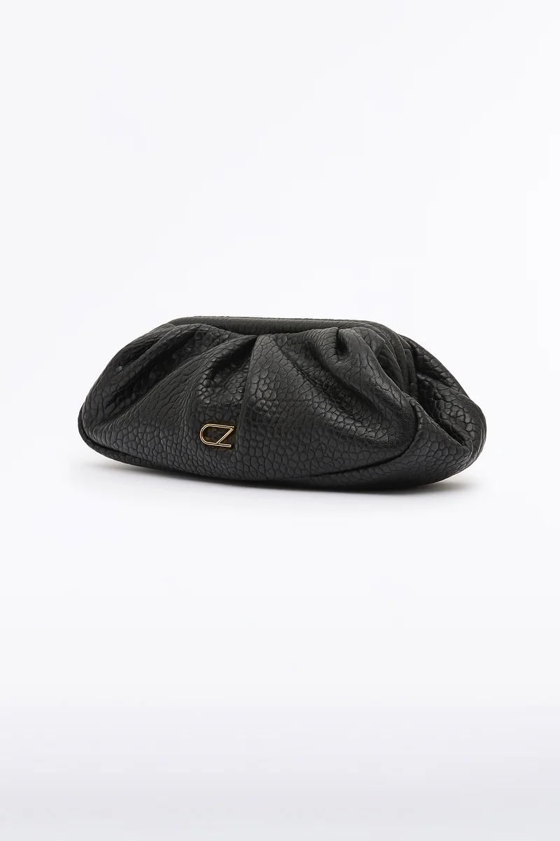 CZ BLACK PEBBLE CLOUD CLUTCH - Image 2