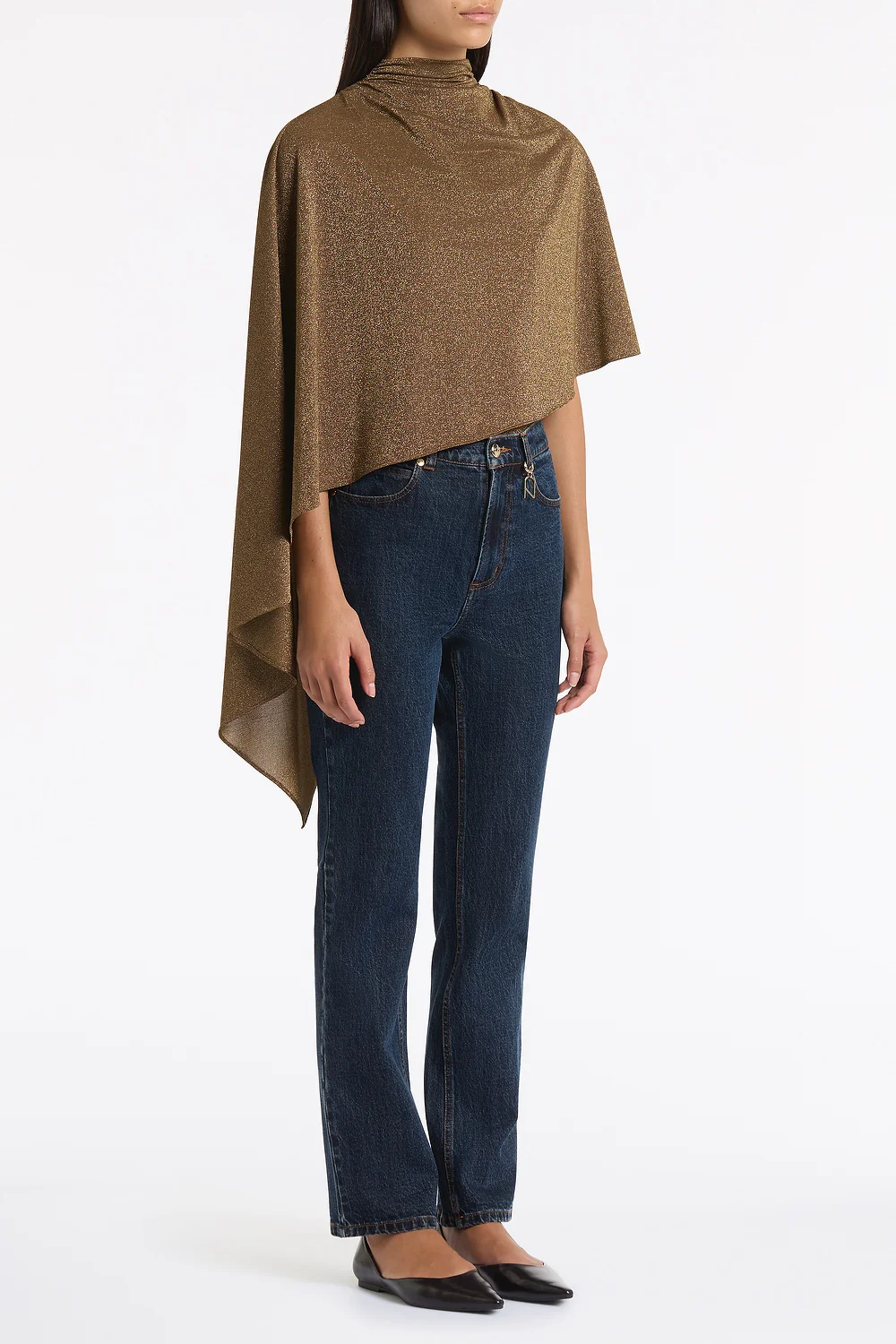 DARK INDIGO DENIM STRAIGHT LEG JEAN - Image 2