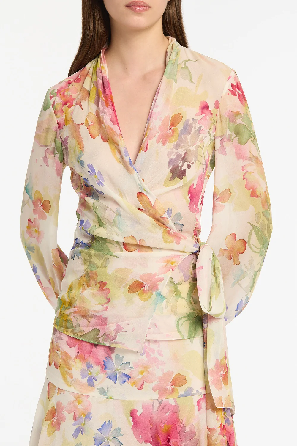 ETHEREA BLOOM WRAP TOP - Image 4
