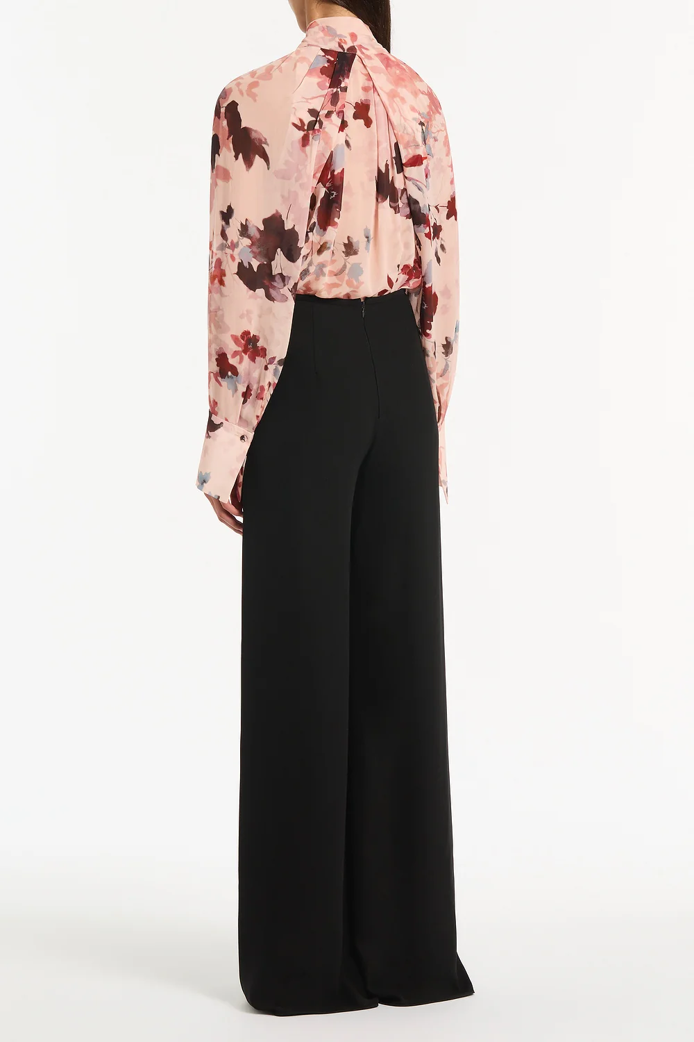 FIORI ETEREA GEORGETTE BLOUSON SLEEVE TOP - Image 2