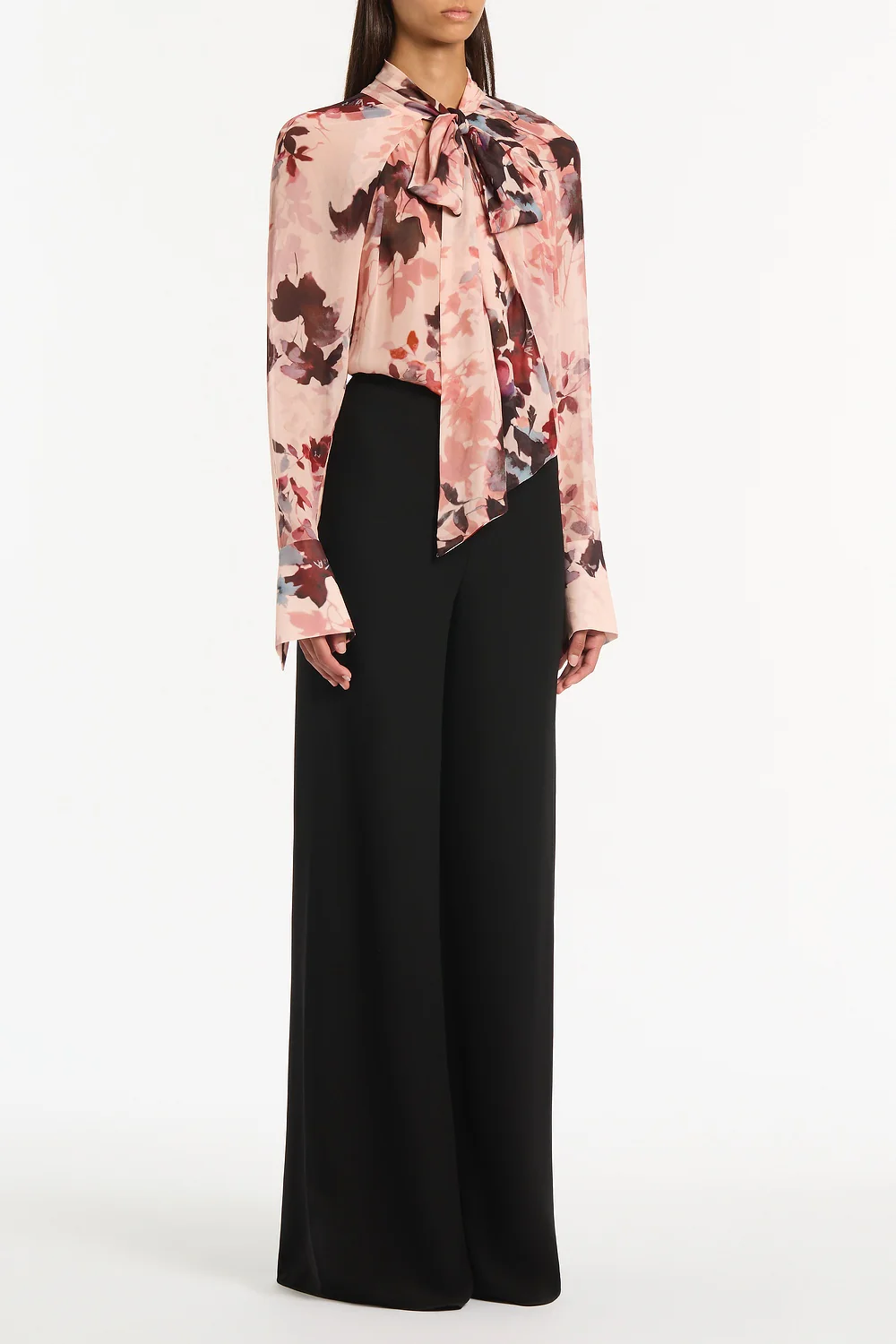 FIORI ETEREA GEORGETTE BLOUSON SLEEVE TOP - Image 3