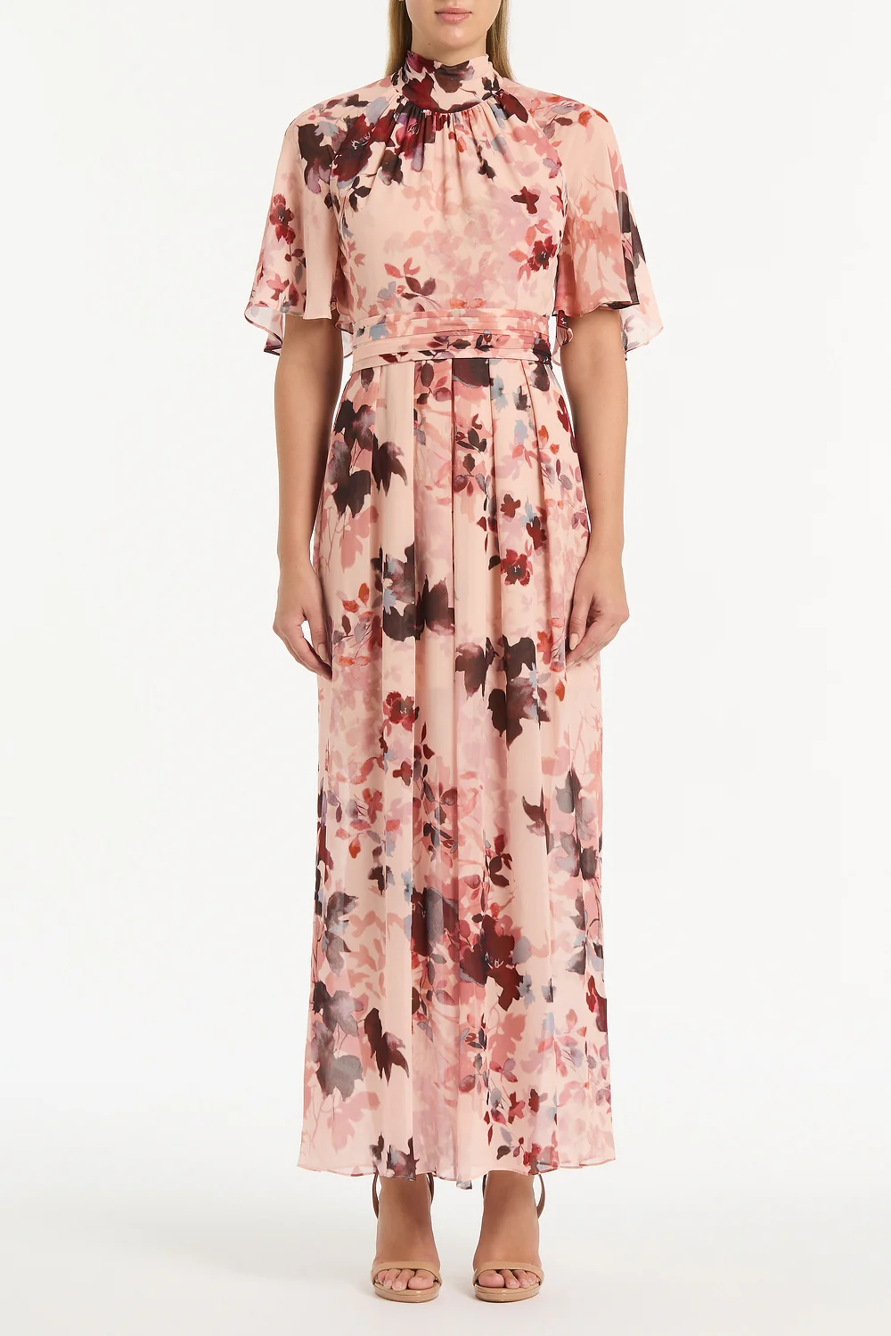 FIORI ETEREA GEORGETTE MAXI DRESS