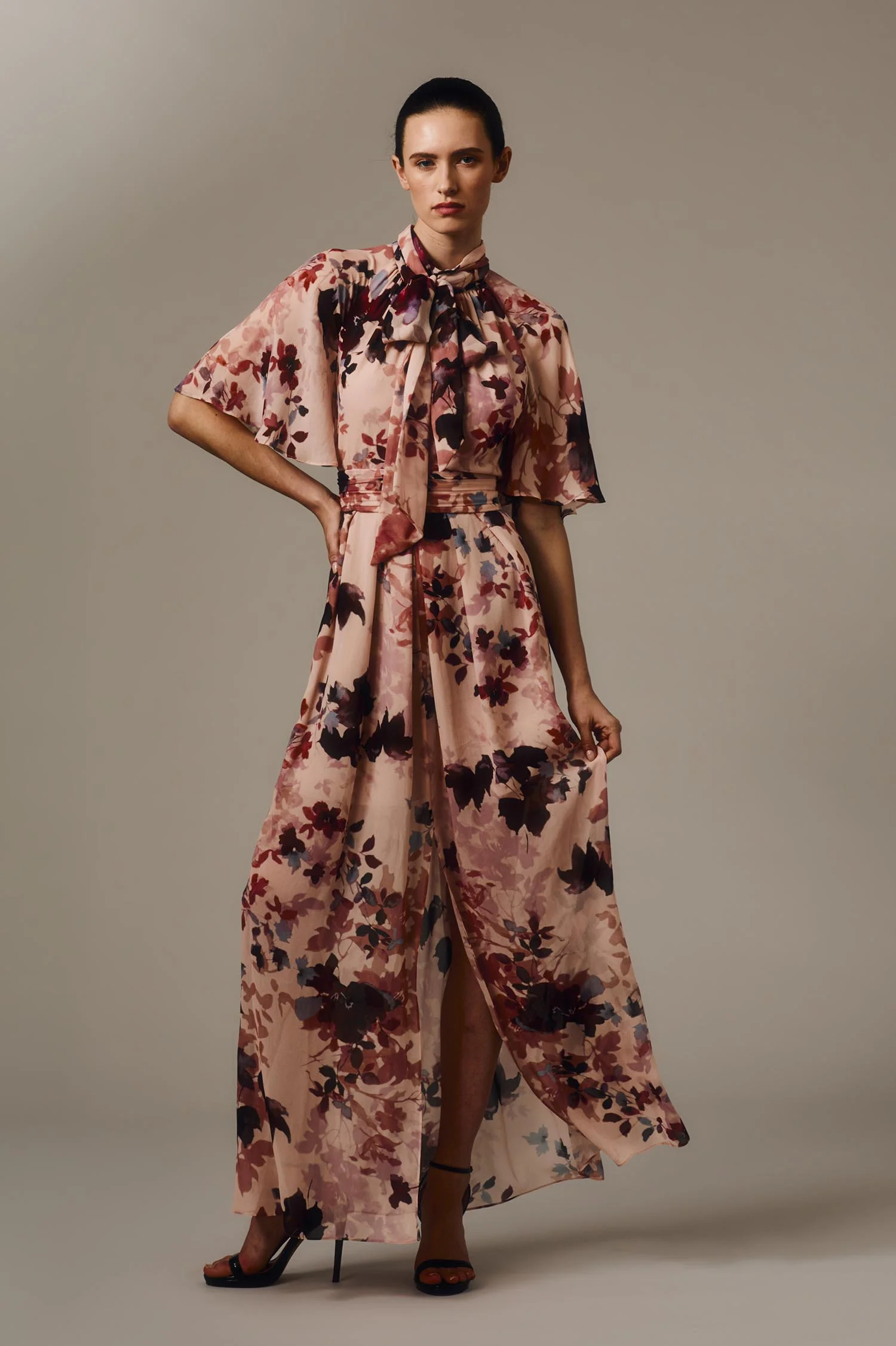 FIORI ETEREA GEORGETTE MAXI DRESS - Image 4