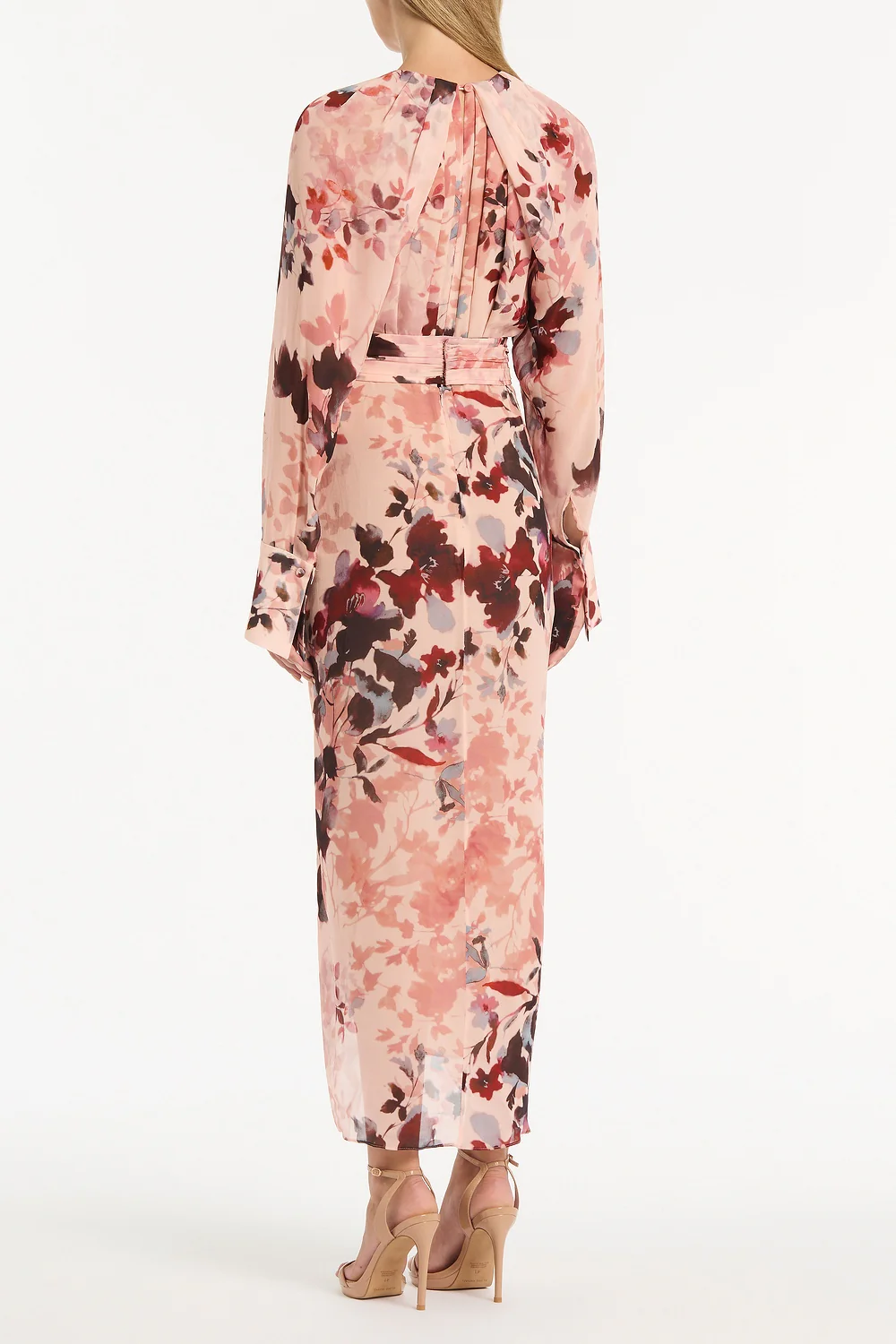 FIORI ETEREA GEORGETTE WATERFALL DRESS - Image 2