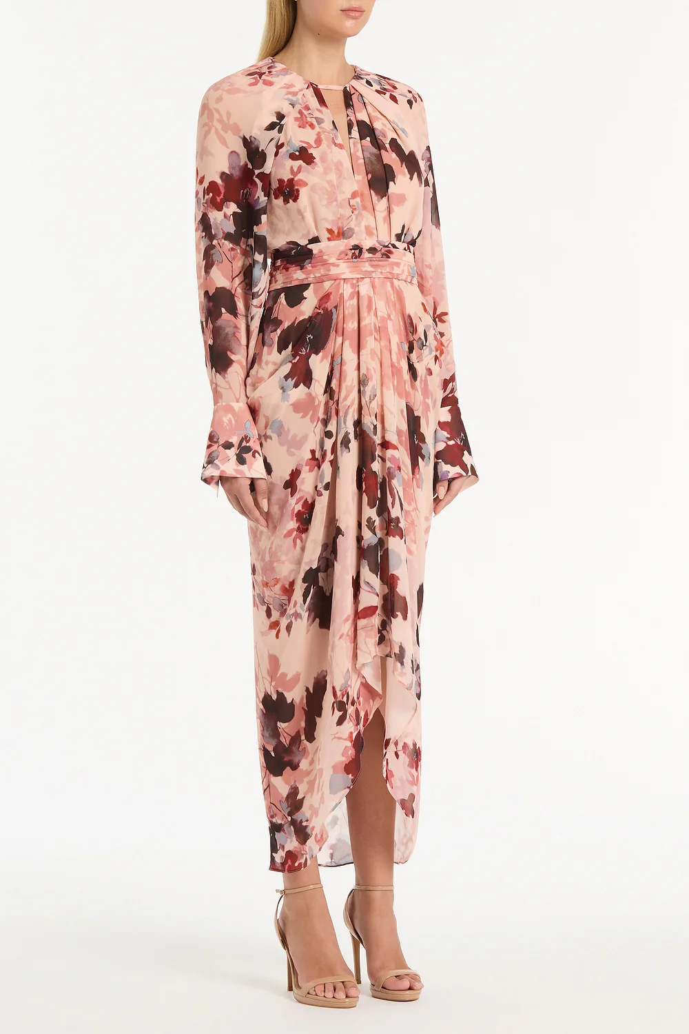 FIORI ETEREA GEORGETTE WATERFALL DRESS - Image 3