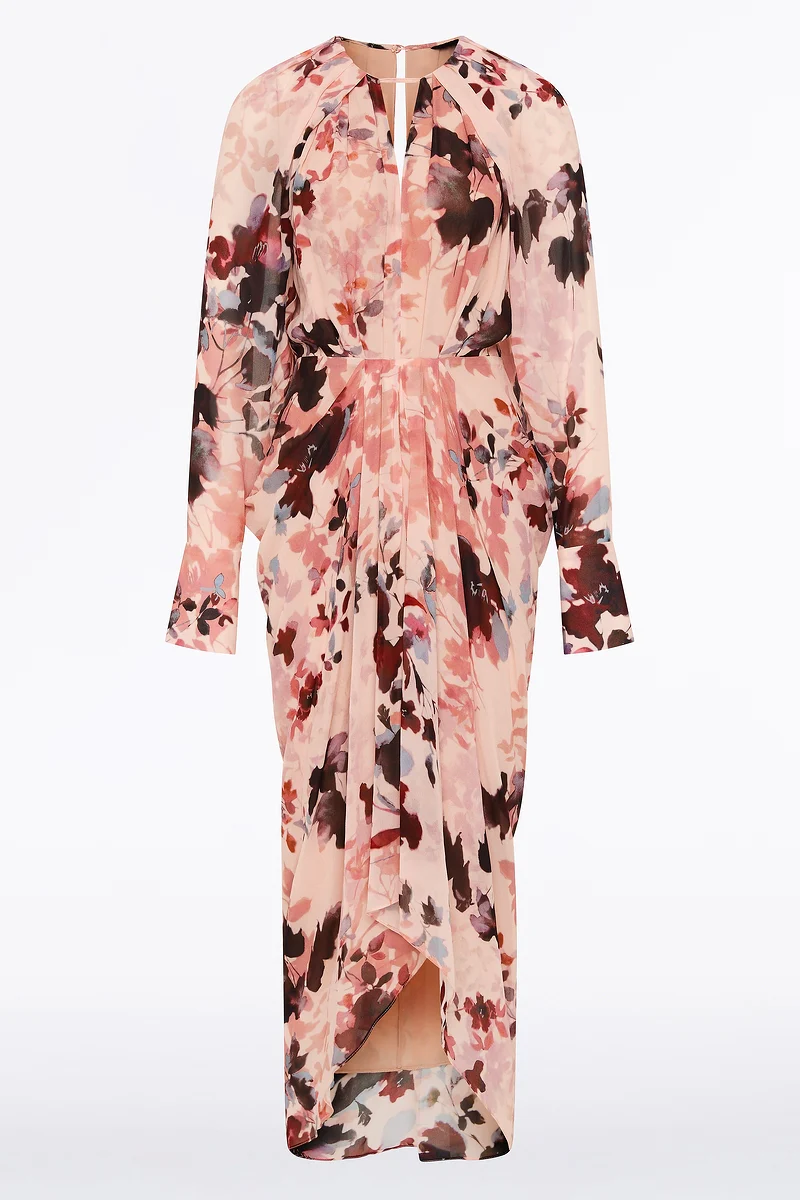 FIORI ETEREA GEORGETTE WATERFALL DRESS - Image 6