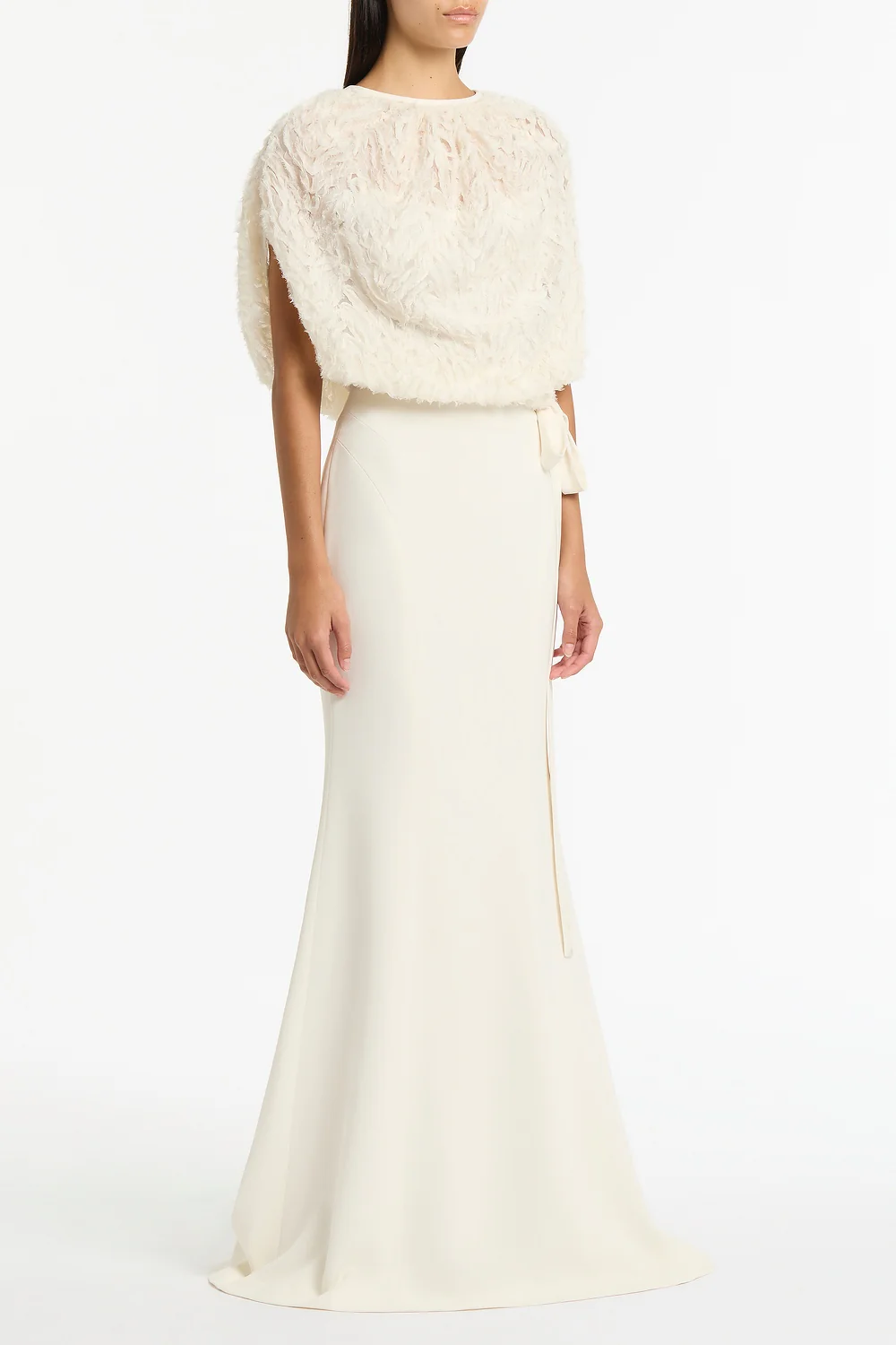IVORY ONDA TIE WAIST TOP - Image 2