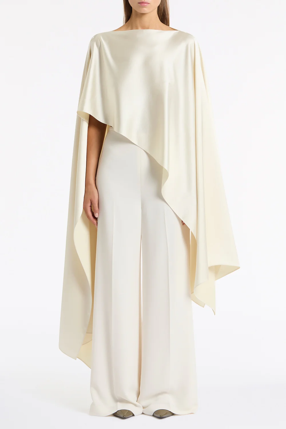 IVORY SATIN CAPE