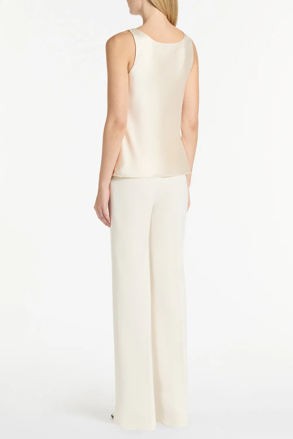 IVORY SATIN SCOOP CAMI - Image 3