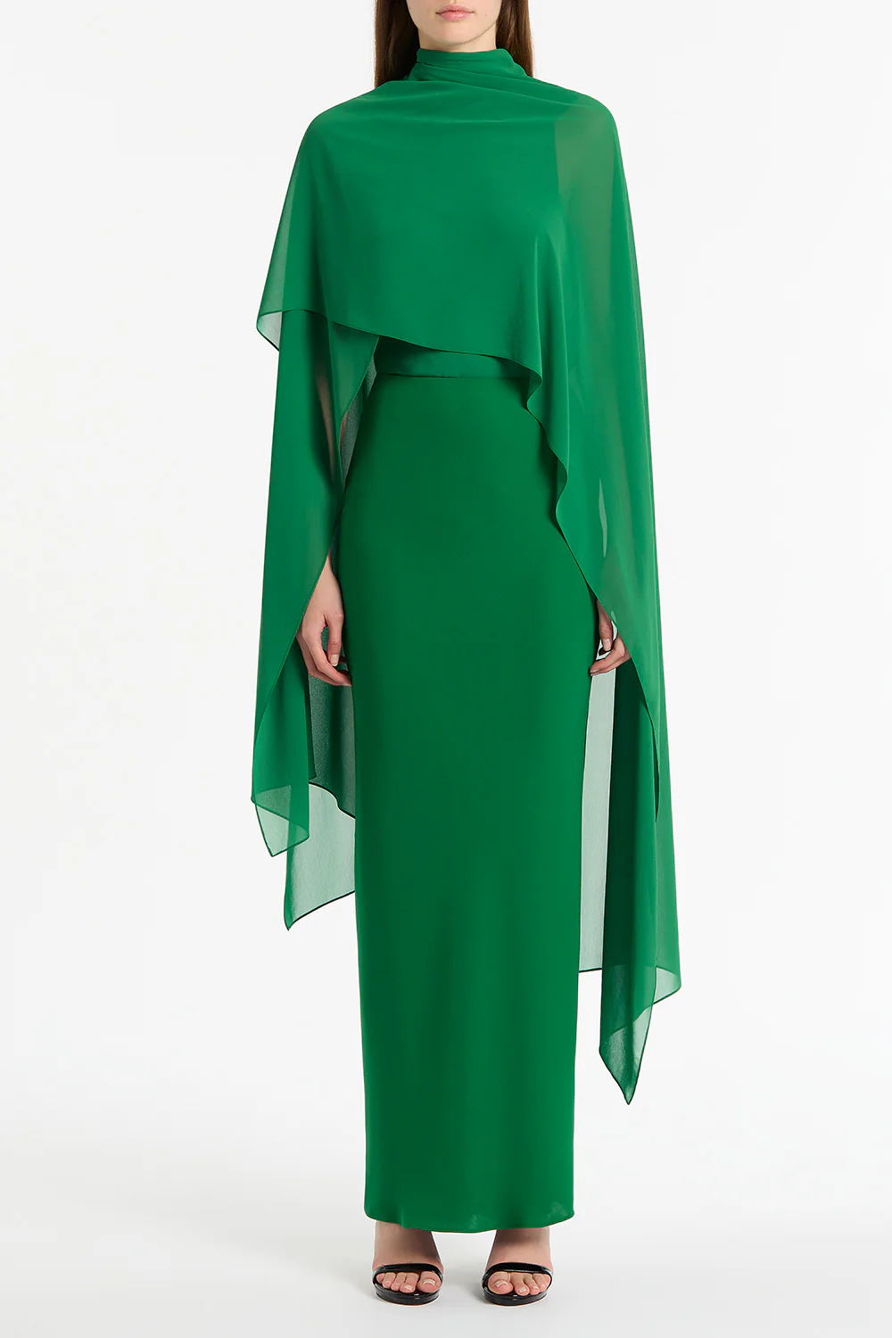 JADE CREPE BIAS SKIRT - Image 4