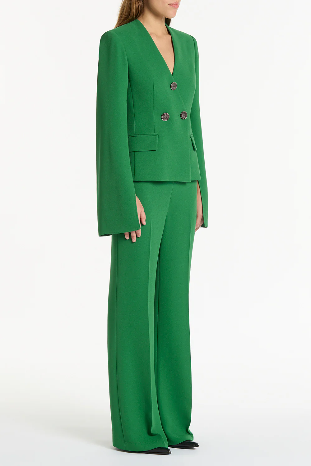 JADE CREPE MONETA ROME JACKET - Image 3