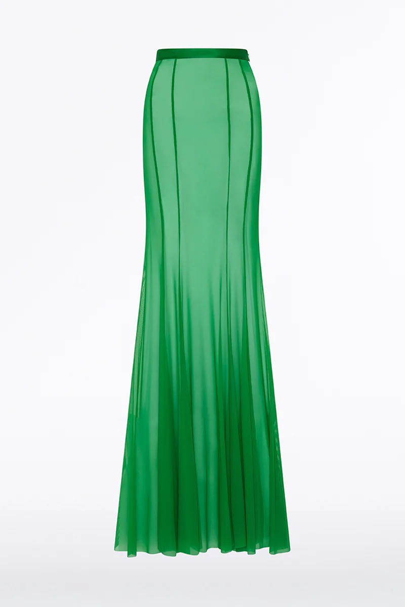 JADE PURA MESH GODET SKIRT - Image 4