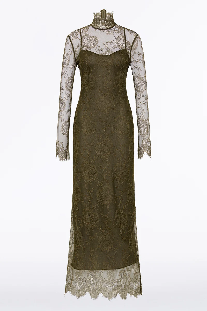 JUNIPER CHANTILLY LACE SLEEVED GOWN - Image 5