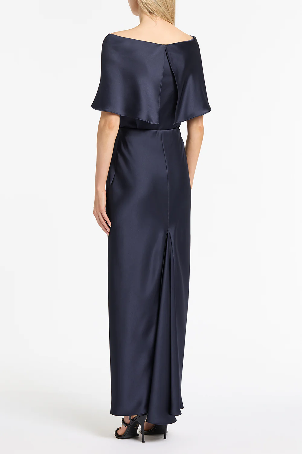 MIDNIGHT SATIN OFF SHOULDER TOP - Image 3