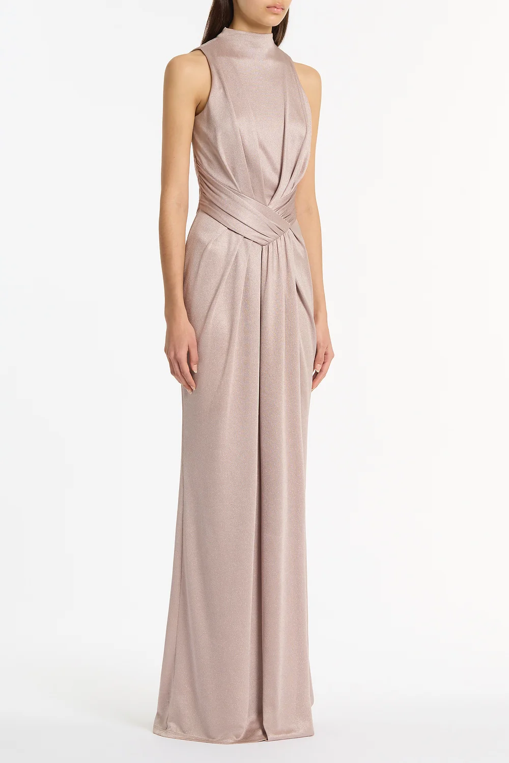 MOUSSE JERSEY TWIST FRONT MAXI DRESS - Image 2