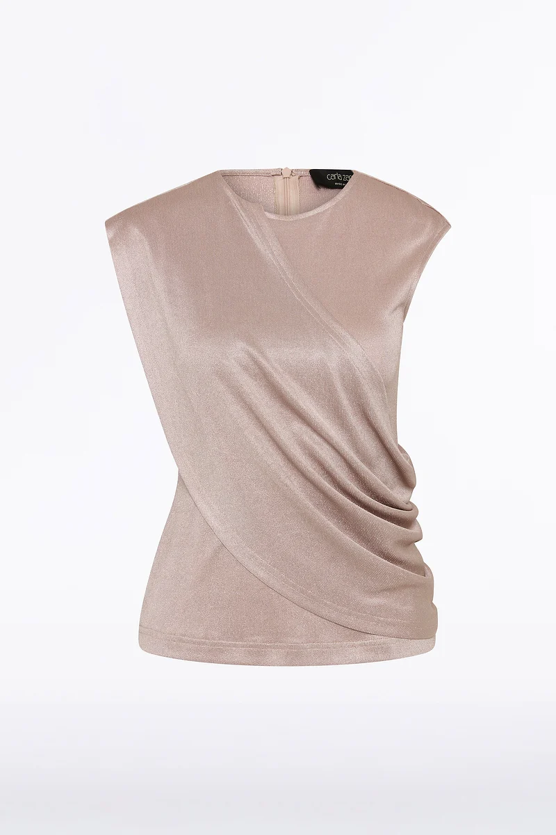 MOUSSE JERSEY TWIST TOP - Image 5