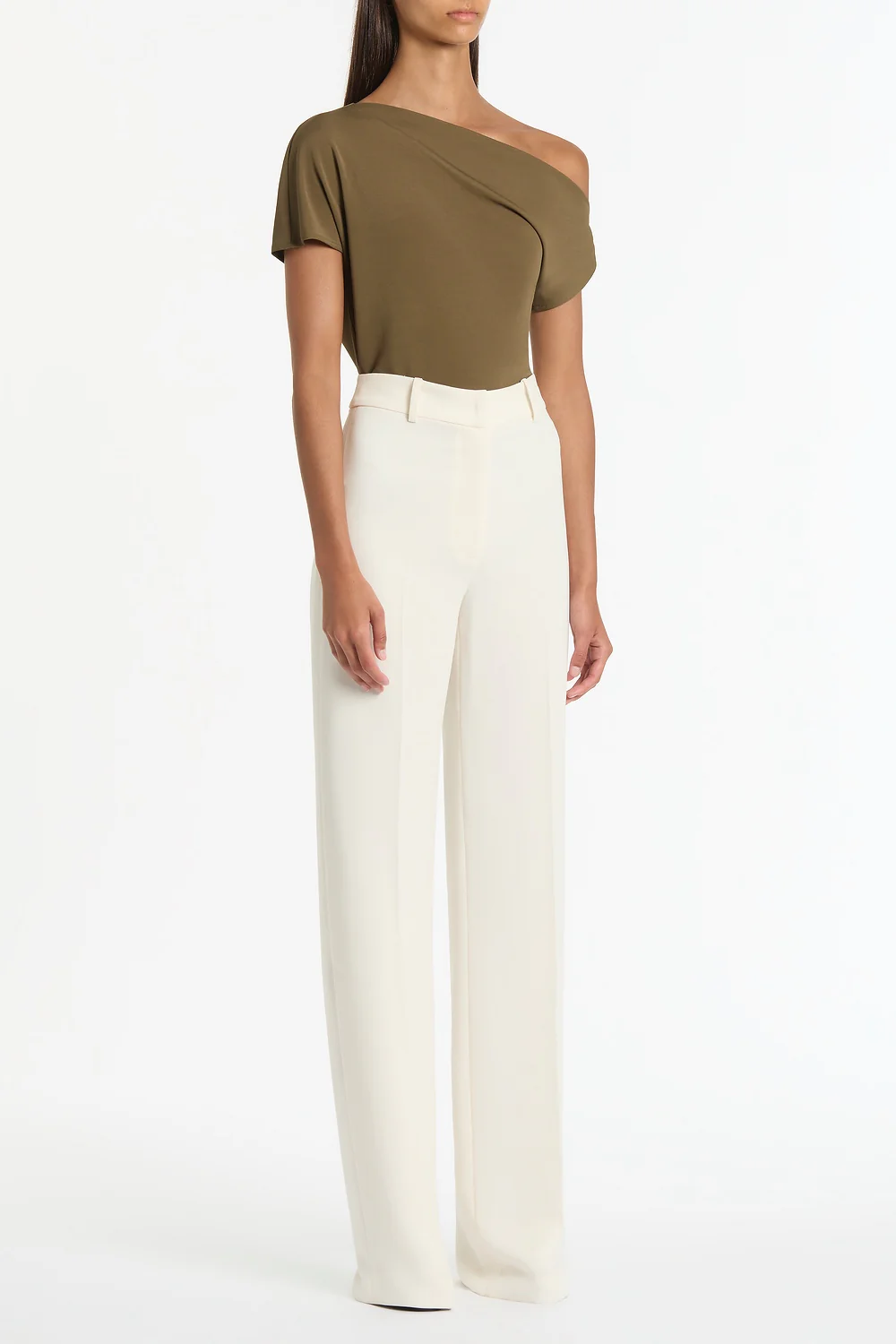 PALM MATTE JERSEY OFF-SHOULDER TOP - Image 3