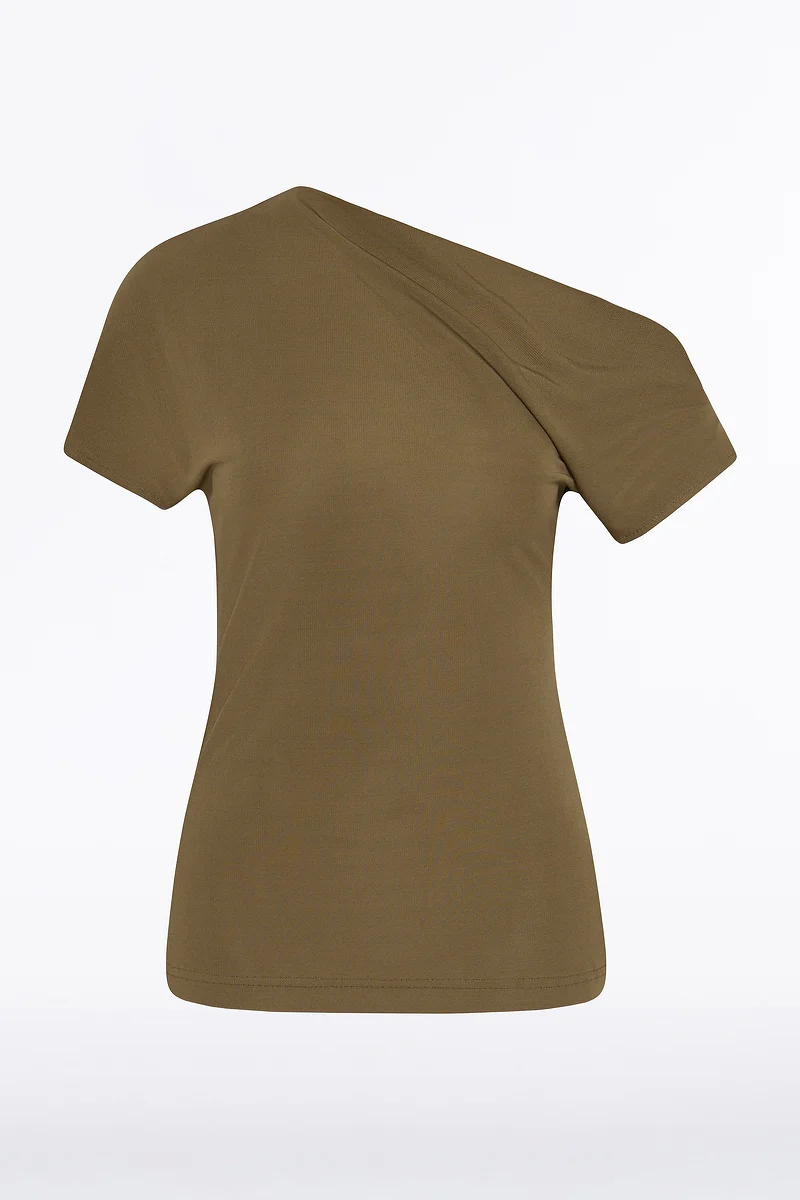 PALM MATTE JERSEY OFF-SHOULDER TOP - Image 4