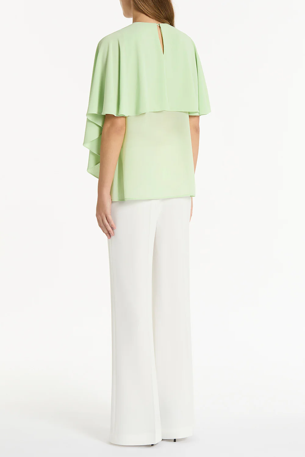PERIDOT GEORGETTE CASCATA TOP - Image 2