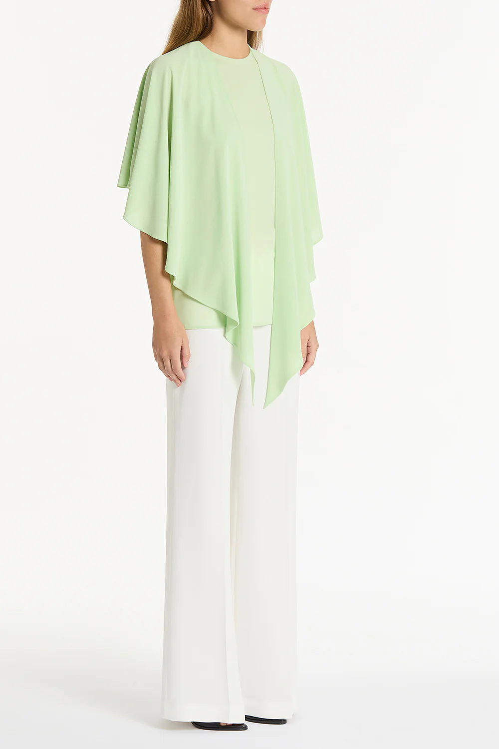 PERIDOT GEORGETTE CASCATA TOP - Image 3