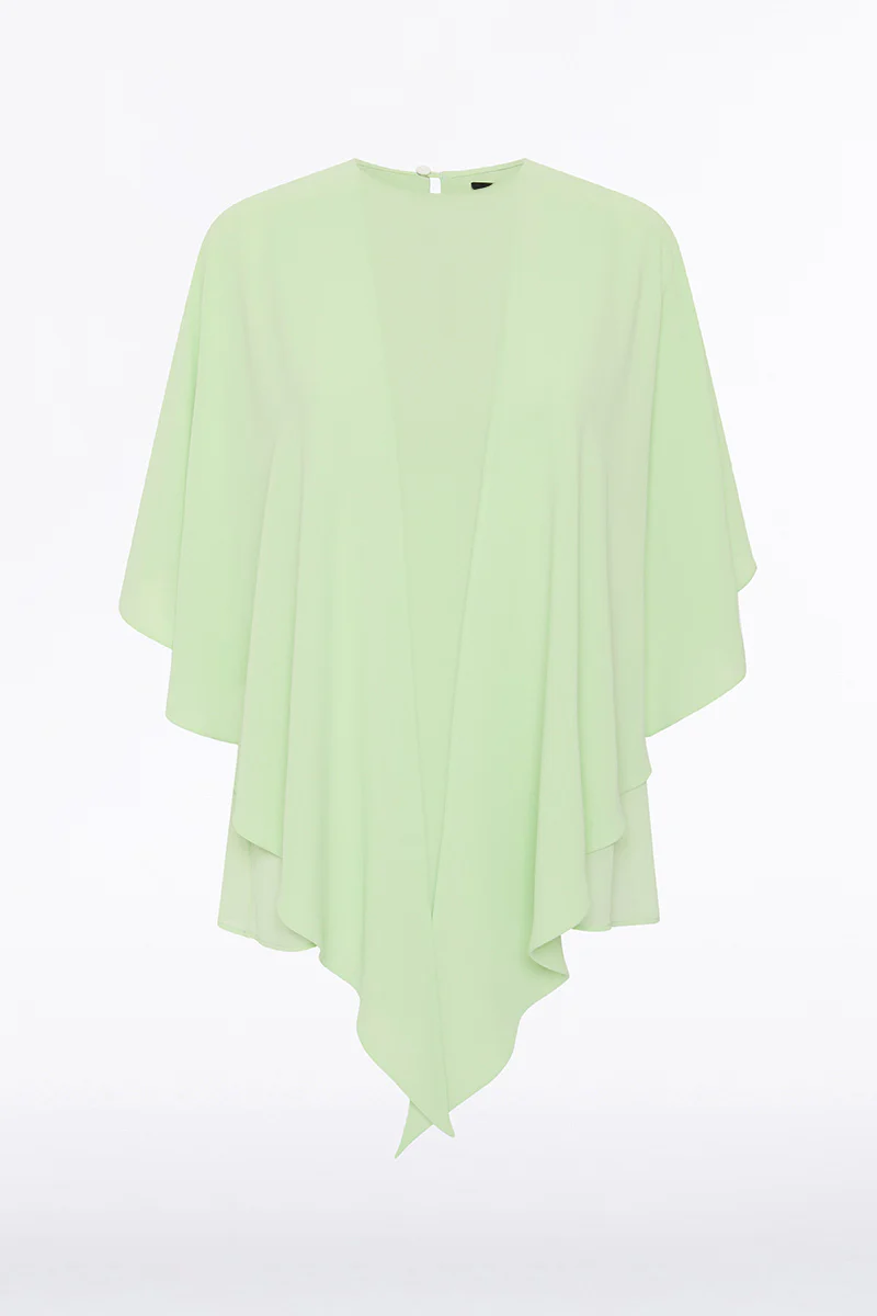 PERIDOT GEORGETTE CASCATA TOP - Image 4