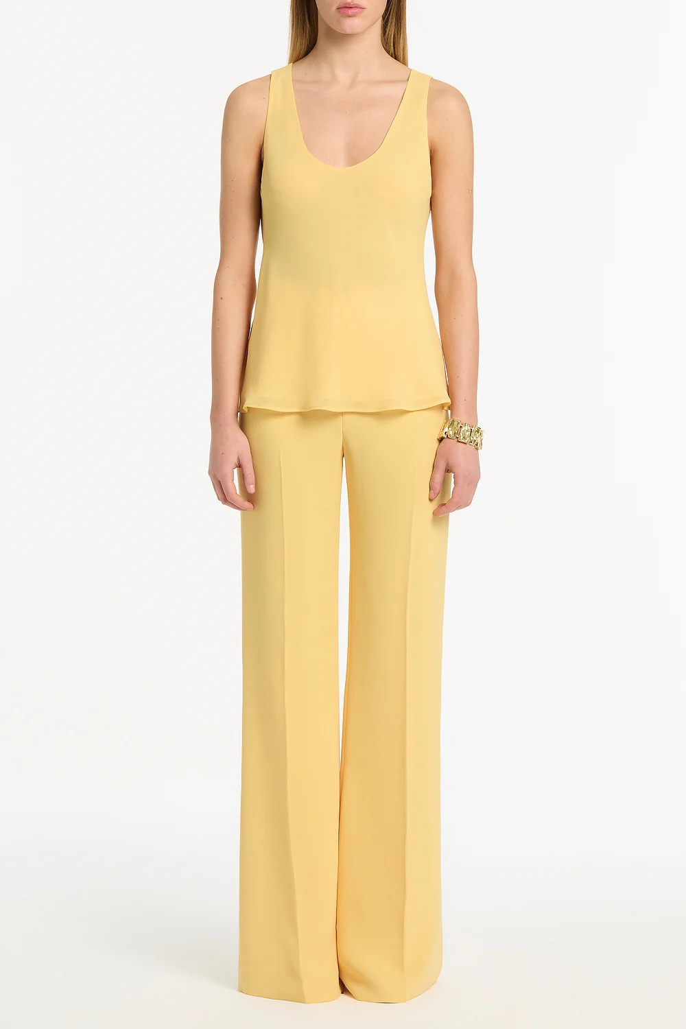POLLEN GEORGETTE SCOOP NECK CAMI