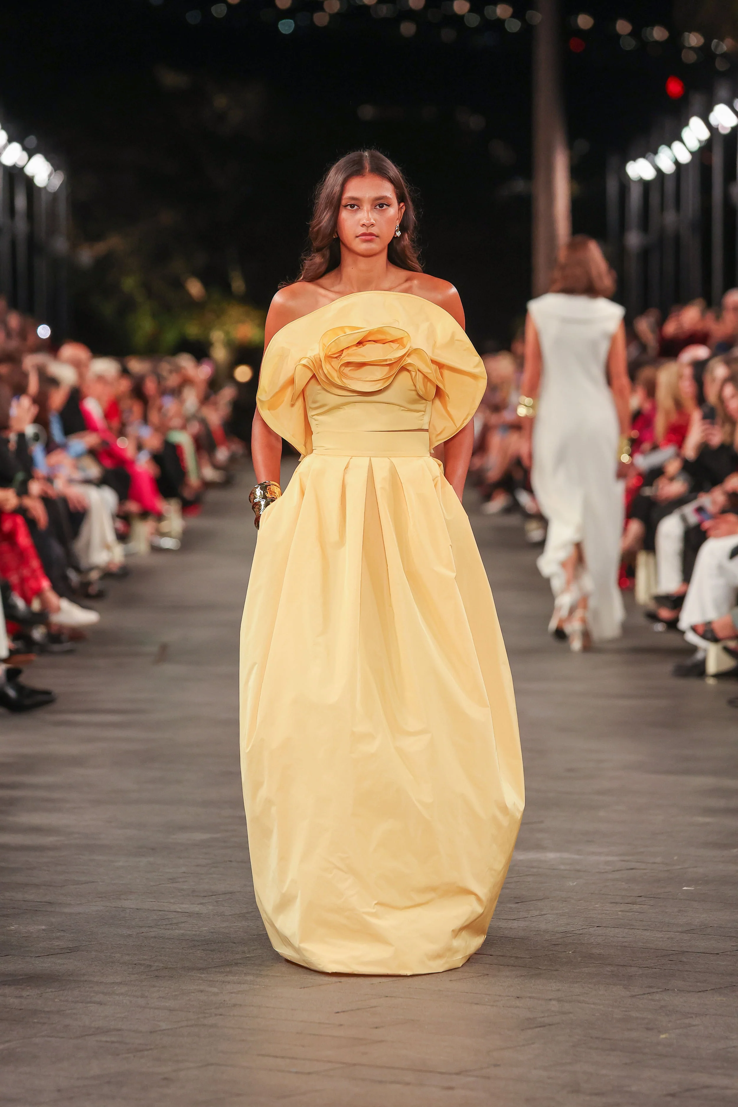 POLLEN TAFFETA BUBBLE MAXI SKIRT - Image 5