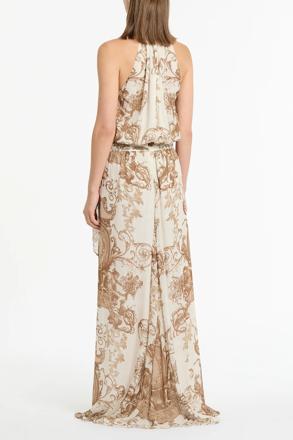 RENAISSANCE GEORGETTE HALTER DRESS - Image 3
