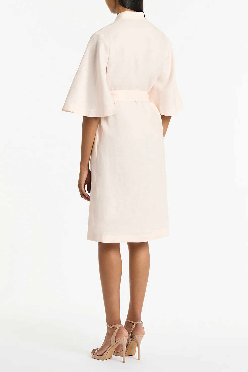 ROSA LINEN BOX SLEEVE SHIRT DRESS - Image 2