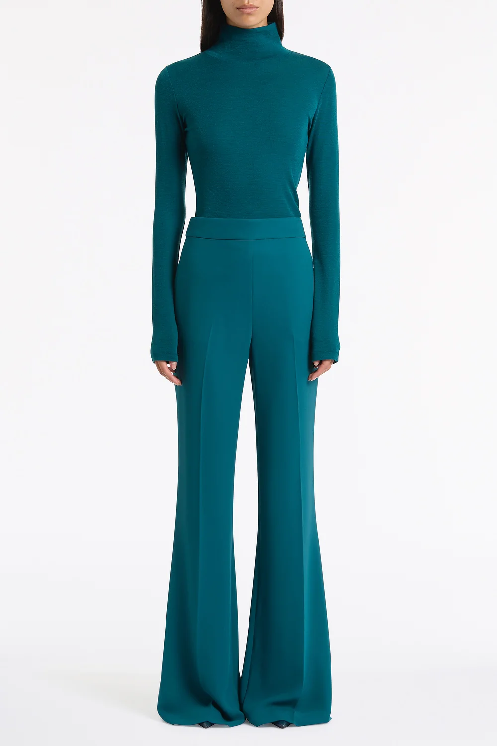SERPENTINE BABYWOOL HIGH NECK TOP