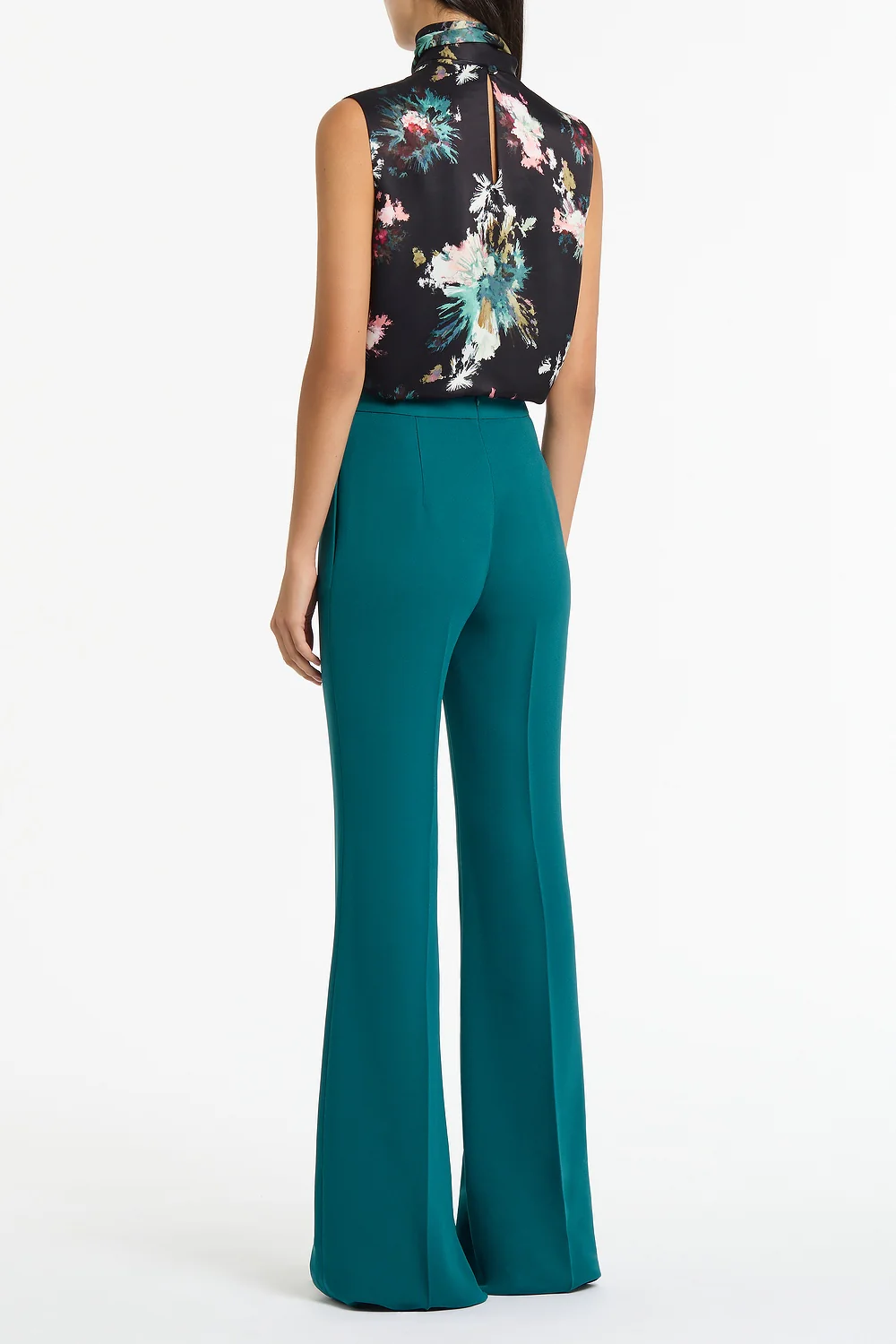 SERPENTINE CREPE BOOTLEG PANT - Image 3