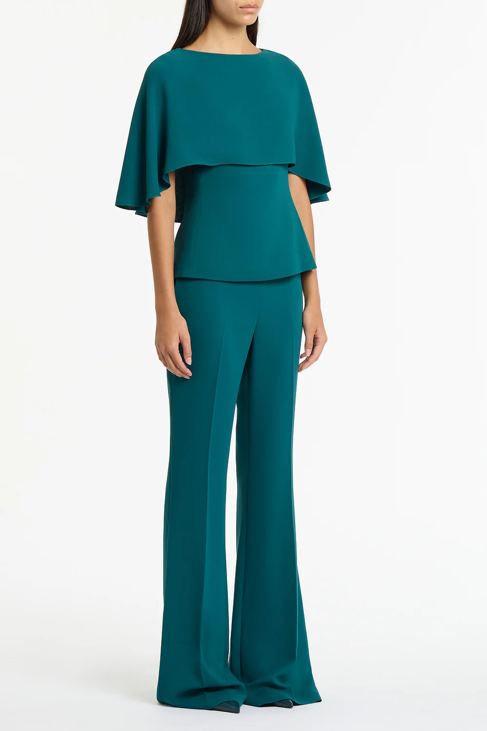 SERPENTINE CREPE CAPE TOP - Image 2