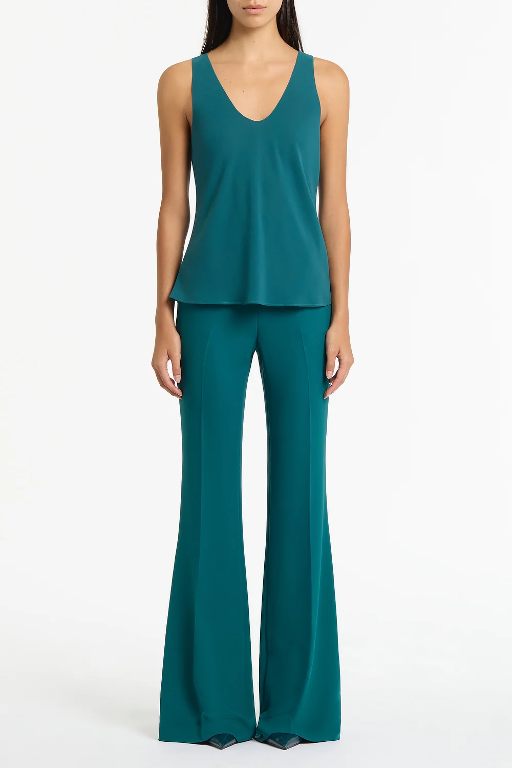 SERPENTINE GEORGETTE SCOOP CAMI