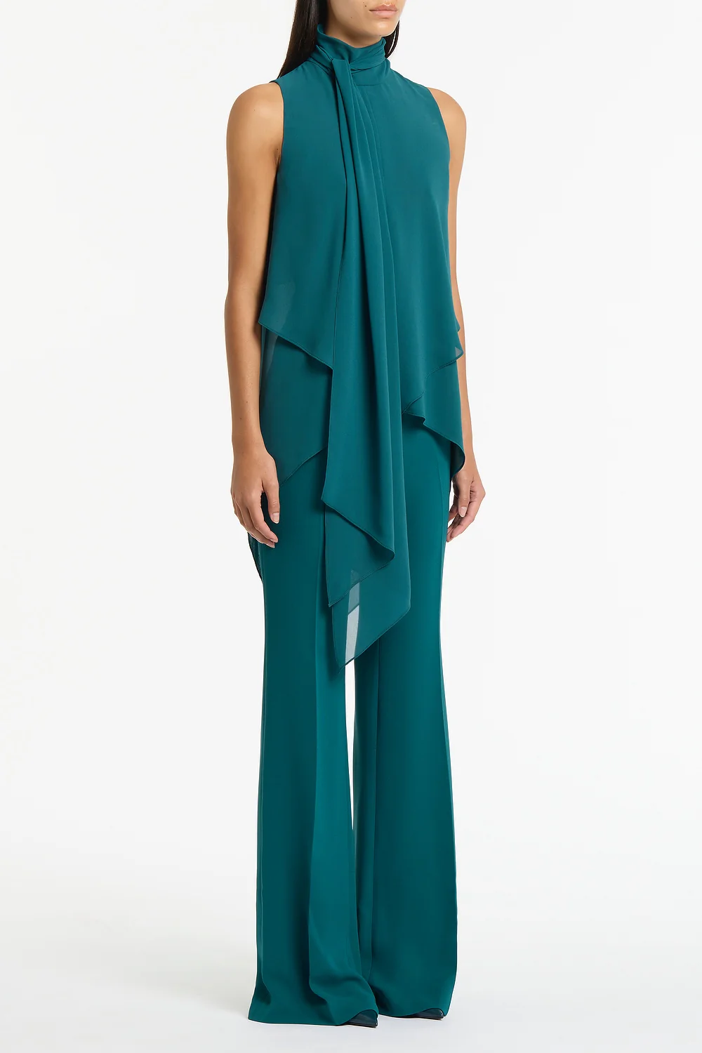 SERPENTINE GEORGETTE TIE TOP - Image 2