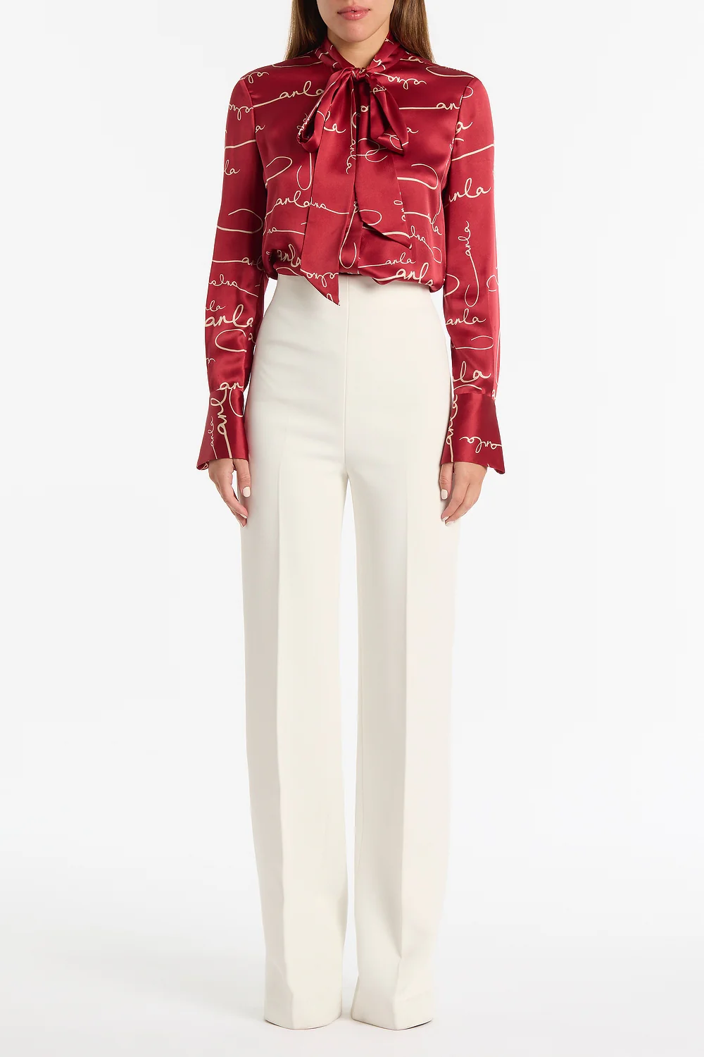 SHIRAZ SIGNATURE SILK TIE SHIRT - Image 6