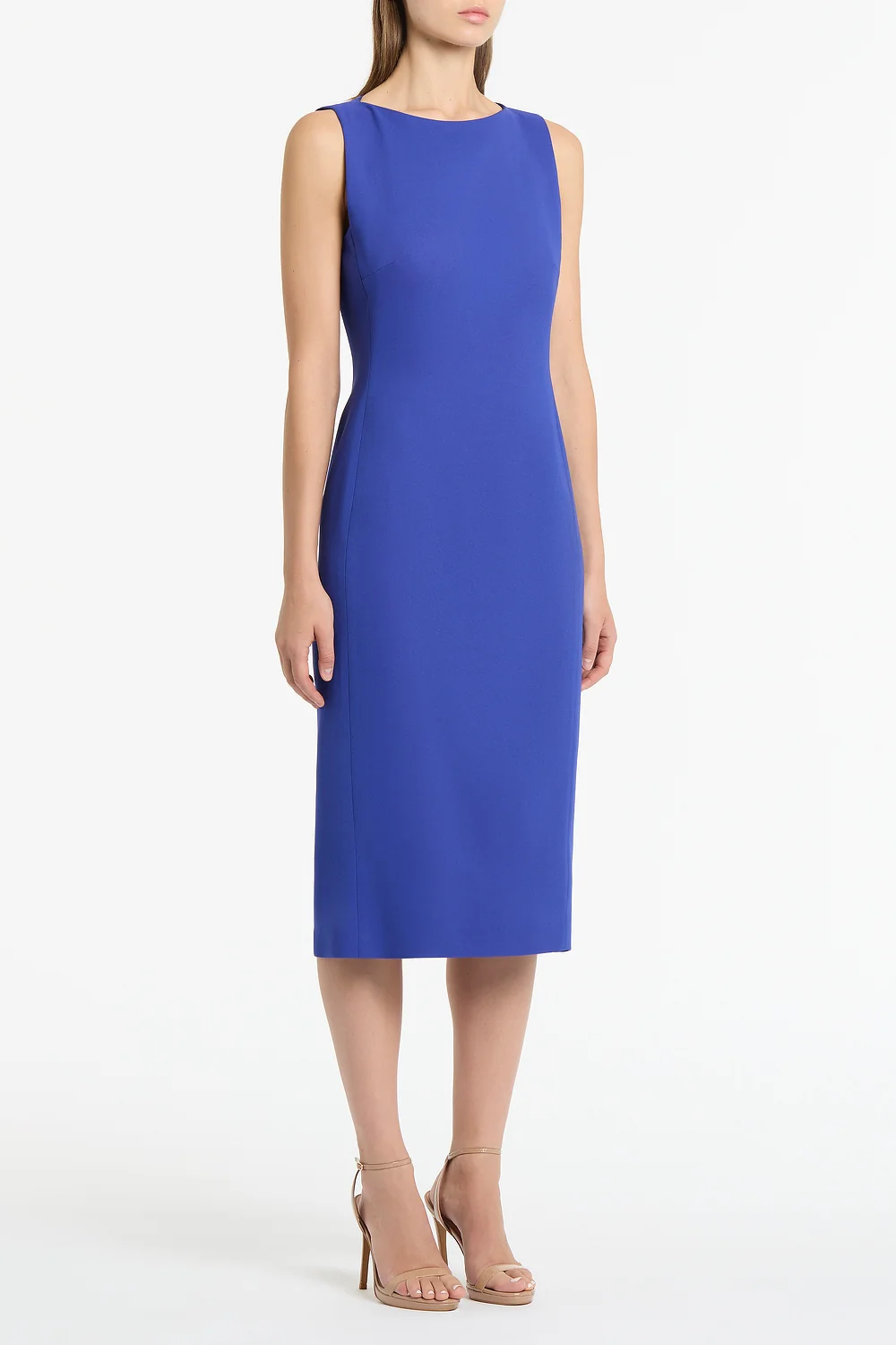 VIOLET CREPE SHEATH DRESS - Image 2