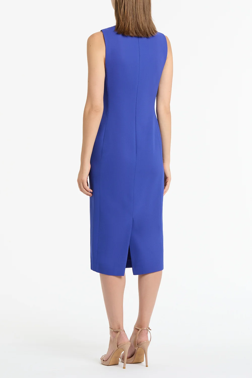 VIOLET CREPE SHEATH DRESS - Image 3