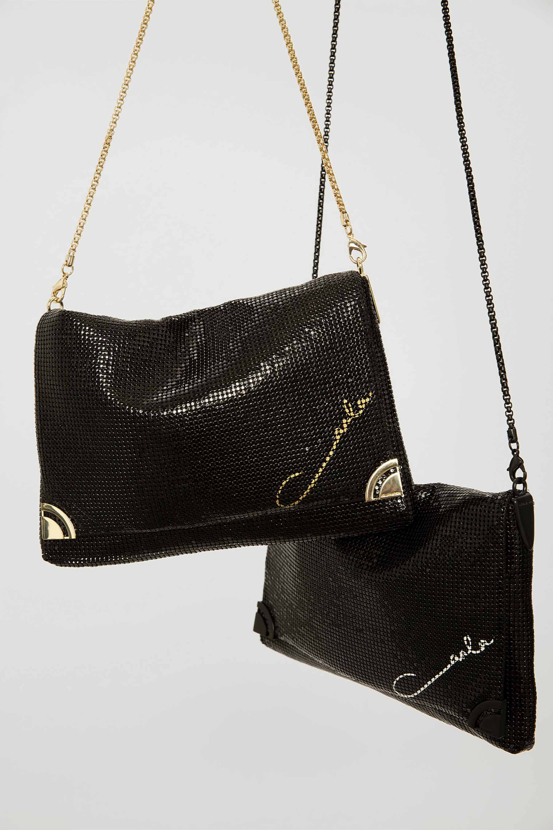 WHITE ON BLACK CARLA SIGNATURE BAG - Image 3