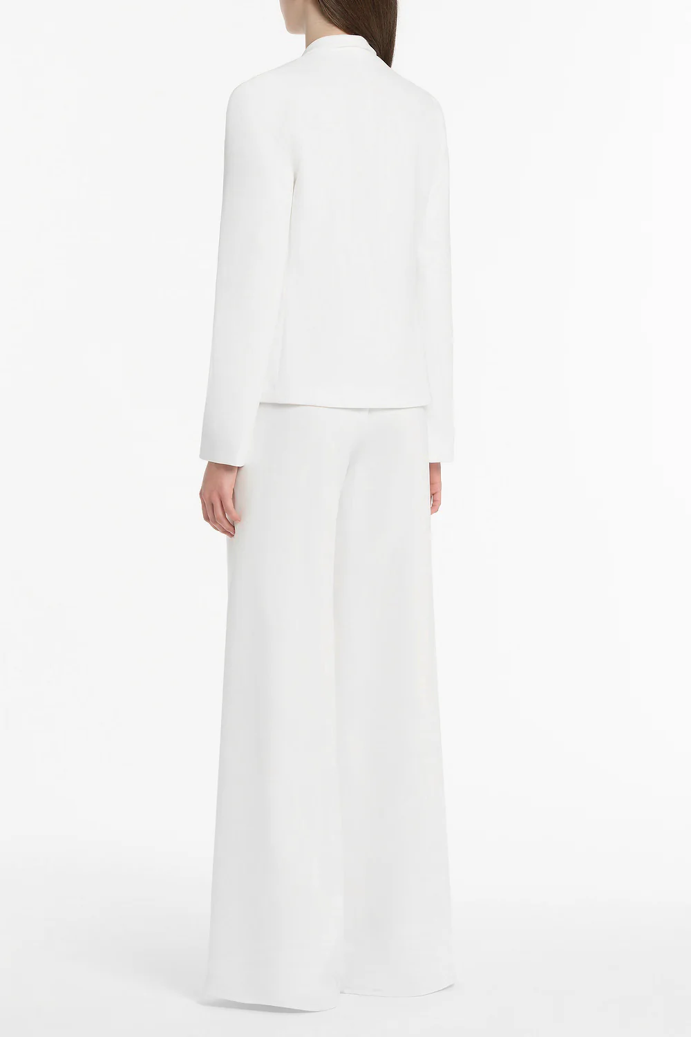 WHITE SHAWL COLLAR JACKET - Image 4